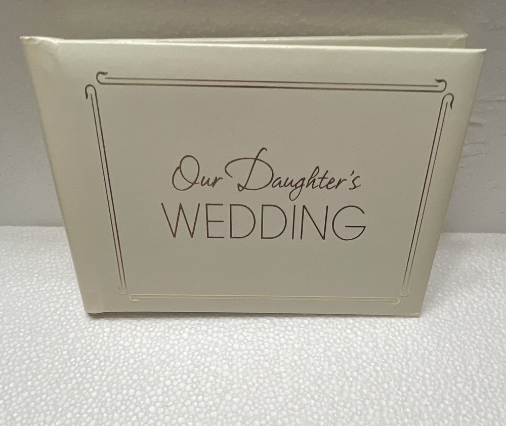 Hallmark Our Daughter’s Wedding Slip-In Spiral Photo Album 4×6 Ivory