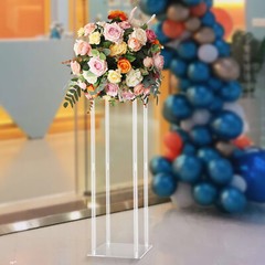 Acrylic Flower Stand Vase Column Stand Wedding Flower Stand Wedding Centerpieces