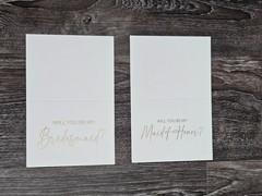 Bridal Party Boxes with Backup Cards – 2 MOH, 3 Bridesmaids