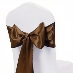 Satin Brown Table Runners 10 Pack 12 x 108 Inches 12×108 inches,