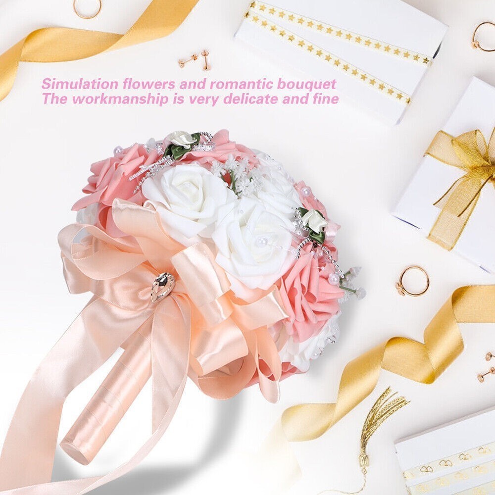 Artificial Wedding Bouquet Simulation Bridal Holding Flower Decoration Wedding