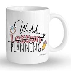 Christmas Gifts for Teacher – Teacher Wedding Lesson Planning Engaged Mug 11Oz