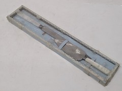 Vintage Treasure Masters Pearl Handle Wedding Cake Knife And Server Set