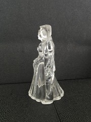 Glass Mr And Mrs Wedding Cake Topper