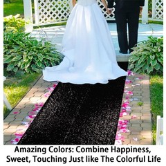 Shinybeauty Aisle Runner Outdoor Wedding Aisle Runner For Wedding Sequin Aisle