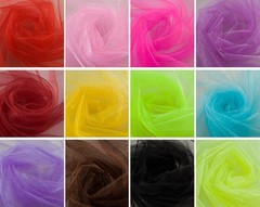 50 Yards Organza Fabric 60″ Wide High Quality Sheer Draping Party Wedding USA