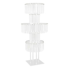 110cm 5-Tier Flower Stand Crystal Flower Stand Weddings Decoration Flowers Stand