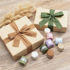 Keypan Cotton Ribbon Mixed Color Set with Frayed Fringe 9 Rolls