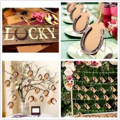 30PCS Sturdy Bronze Horseshoe Favors – Perfect for Rustic Weddings & Events