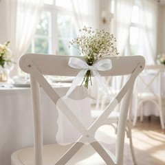 1 Set Clear Reserved Signs for Wedding Chairs – 9×6 Inch Acrylic Hanging Signs
