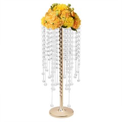 10Pcs 55cm Tall Crystal Flower Stand Centerpieces Vase Wedding Party Decor US