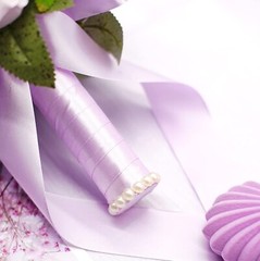 Lavender Purple Wedding Bouquet for Bride Bridesmaids and Matching Boutonnier…