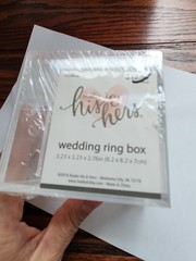 Studio His and Hers brand Engagement Rings Box Nice Show Off Bling Demonstrate