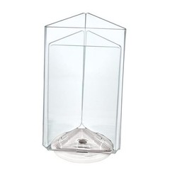 193730-WHT 5.5×8.5 Three-Sided Revolving Sign and Menu Holder – Vertical