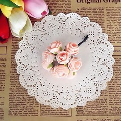 DECORA 180 Pieces White Round Paper 3.5inch,4.5inch,5.5inch, Am118s1p180f