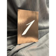 David Tutera Wedding Reception Table Numbers ROSE GOLD 25 pcs Darice