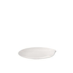 Villeroy & Boch Villeroy Boch Flow Oval Platter 14 In Premium Porcelain White