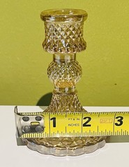 Set Of 12 Reversible Gold Glass Candle Holder Taper Votive Wedding Decor