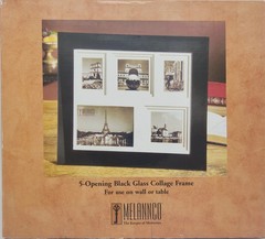 14″ x 12.5″ Photo Frame Melannco 5-Opening Glass Collage Wall Table HOME DECOR