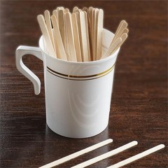 Disposable NATURAL BIRCHWOOD Coffee STIRRERS Party Wedding SILVERWARE SALE