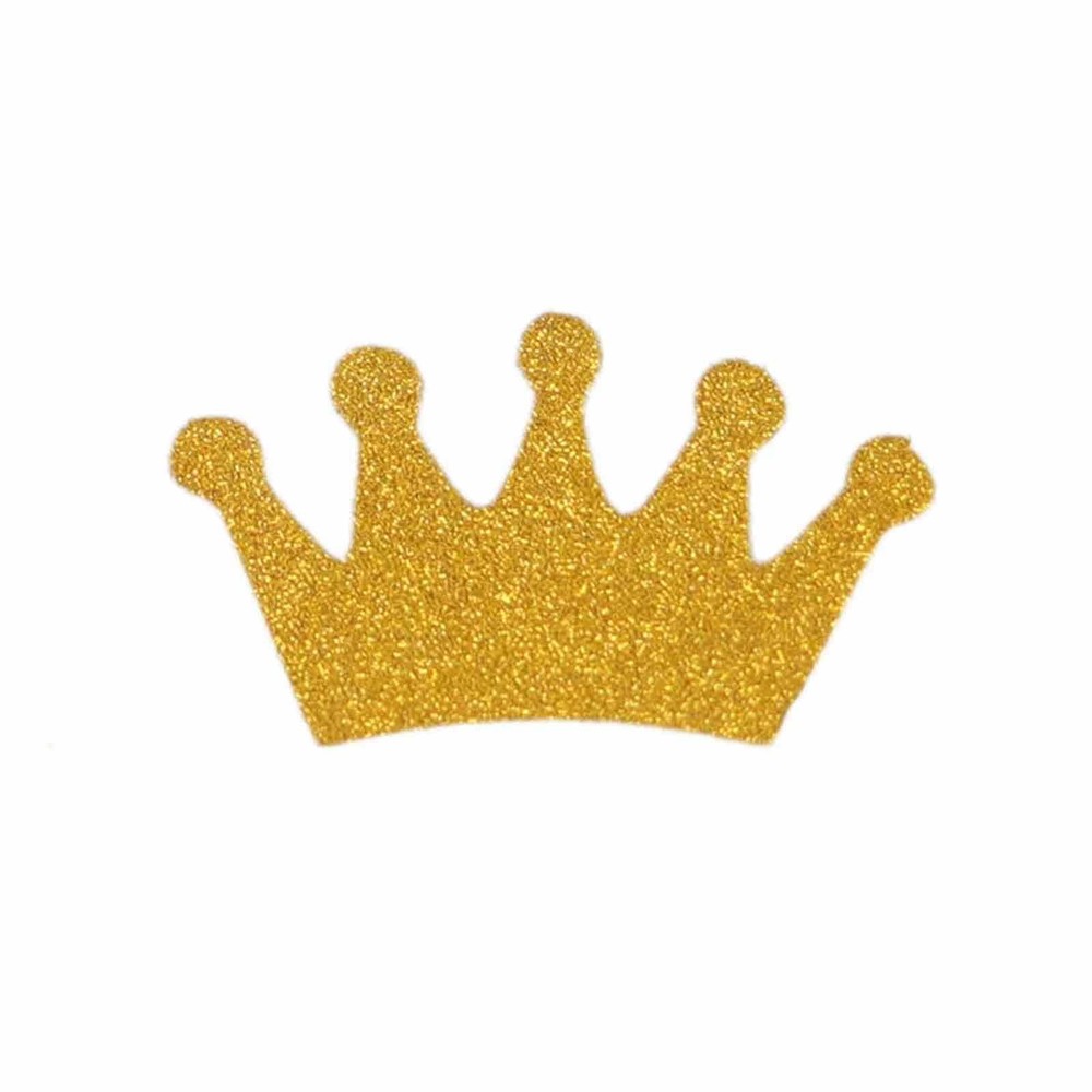 Balsa Circle 300 Gold Crown Glittered Paper Confetti Party Table 1″,