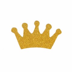 Balsa Circle 300 Gold Crown Glittered Paper Confetti Party Table 1″,