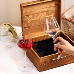 Wedding Gifts Mr and Mrs Wine Glasses, Bridal Shower Gifts Engagement Gifts f…