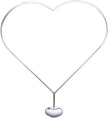 Large Heart Shape Wedding Arches Backdrop Stand Antirust Arbor NEW