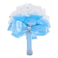Simulated Rose Bouquet Wedding Flowers for Bride Bridal Bouquets