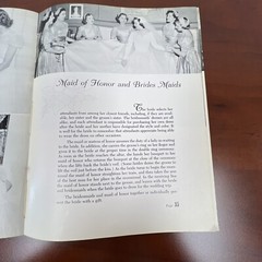 Vtg Wedding Planner Journal Epherma “Alter Bound” Bride Shower Gift 1950s Photos