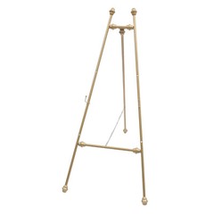2pcs Golden Wedding Easel Stand Art Exhibition Show Gold Frame Display Stand