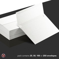 Curious Metallic, Ice Silver, A7 Invitation Envelope, 7 1/4 x 5 1/4, 32w(120gsm)