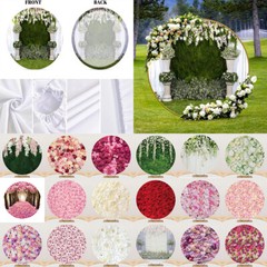 Flowers Wall Round Photography Background Wedding Arch Stand Cover Backdrop