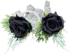 Rose Wrist Corsage Bracelet Set, 2 Pack, Wedding Party Decor