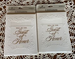Vintage Hallmark Special Occasion Embossed Invitations Bridal, Birthday