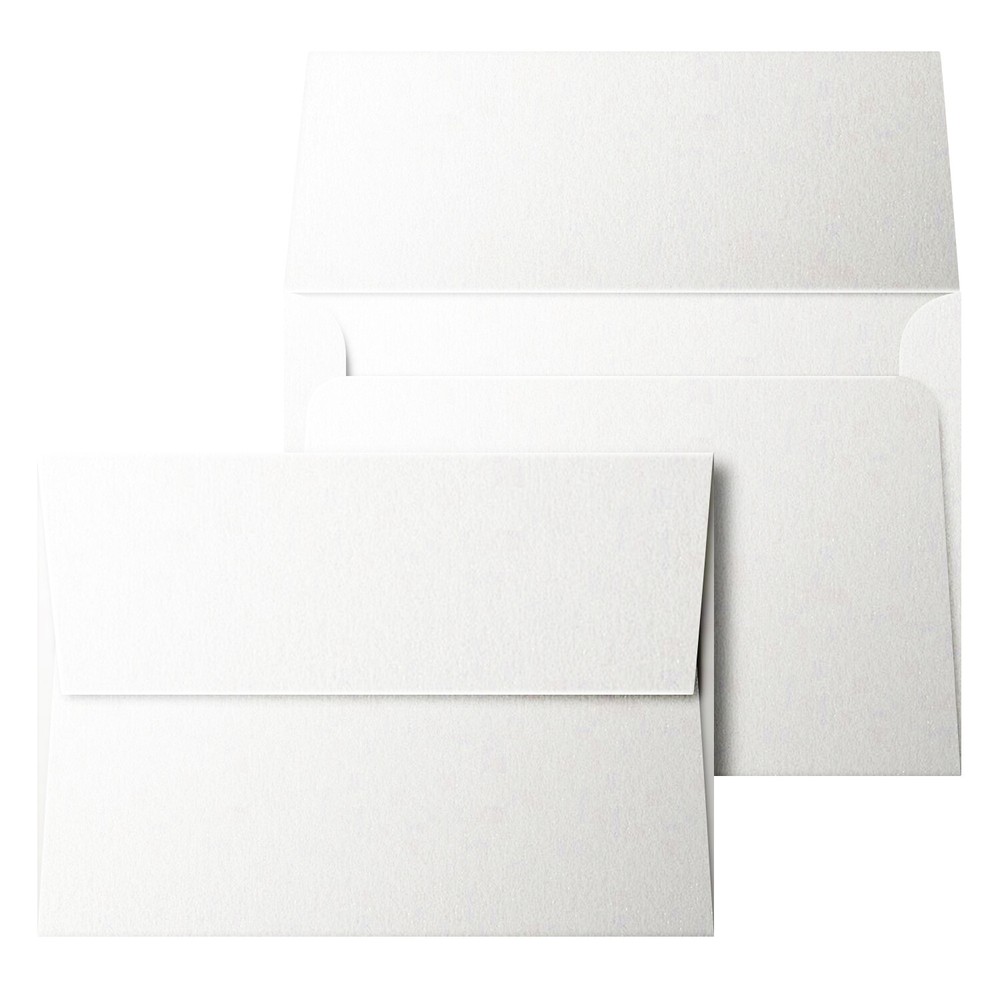 Curious Metallic, Ice Silver, A7 Invitation Envelope, 7 1/4 x 5 1/4, 32w(120gsm)