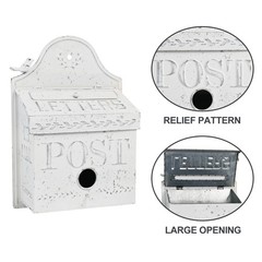 White Wedding Post Box Ideas Decorative Wedding Card Box