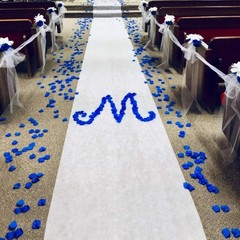 1000 Pcs Sapphire Blue Artificial Silk Rose Petals for Weddings & Parties