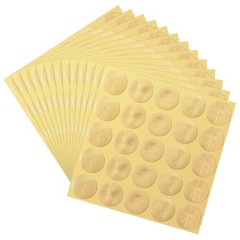 500 Gold Envelope Seal Stickers, Floral Embossed Gold Foil Seals for Envelope…