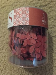 Gartner Studio Wedding 50 ct. Black Favor Box ct. and flower table confetti