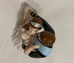 Weddingstar Cake Topper «Princess & Prince» Regal Romance Hand Painted Porcelain