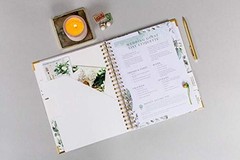 Wedding Planner & Organizer – Floral Gold Edition – Diary Engagement Gift Book