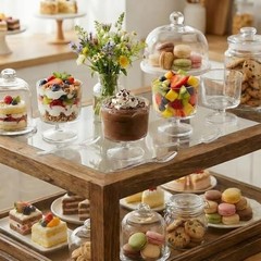 2 oz Mini Plastic Dessert Cups with Spoons – 120 Pack – Plastic Dessert Cups