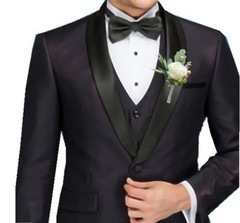 2pcs Boutonniere for Men Wedding, Groom Groomsman Artificial White Rose Flowe…