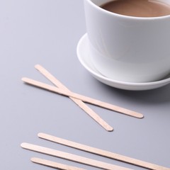 Disposable NATURAL BIRCHWOOD Coffee STIRRERS Party Wedding SILVERWARE SALE