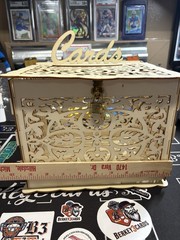 DIY Wedding Card Box with Lock 9.8”(L) 7.8”(W) 7.2”(H)