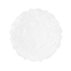 100 WHITE 4″ Round Disposable Lace PAPER DOILIES PLACEMATS Event Party Supplies