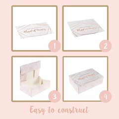 Thank You Bridesmaid box (10, marble)