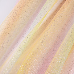 Rainbow Glitter Tulle Rolls Gradient Color for Table Runner Chair Tutu Skirt Sew