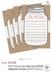 112-Advice and Well Wishes/Wedding and Bridal Shower Guest/VARIETY PACK